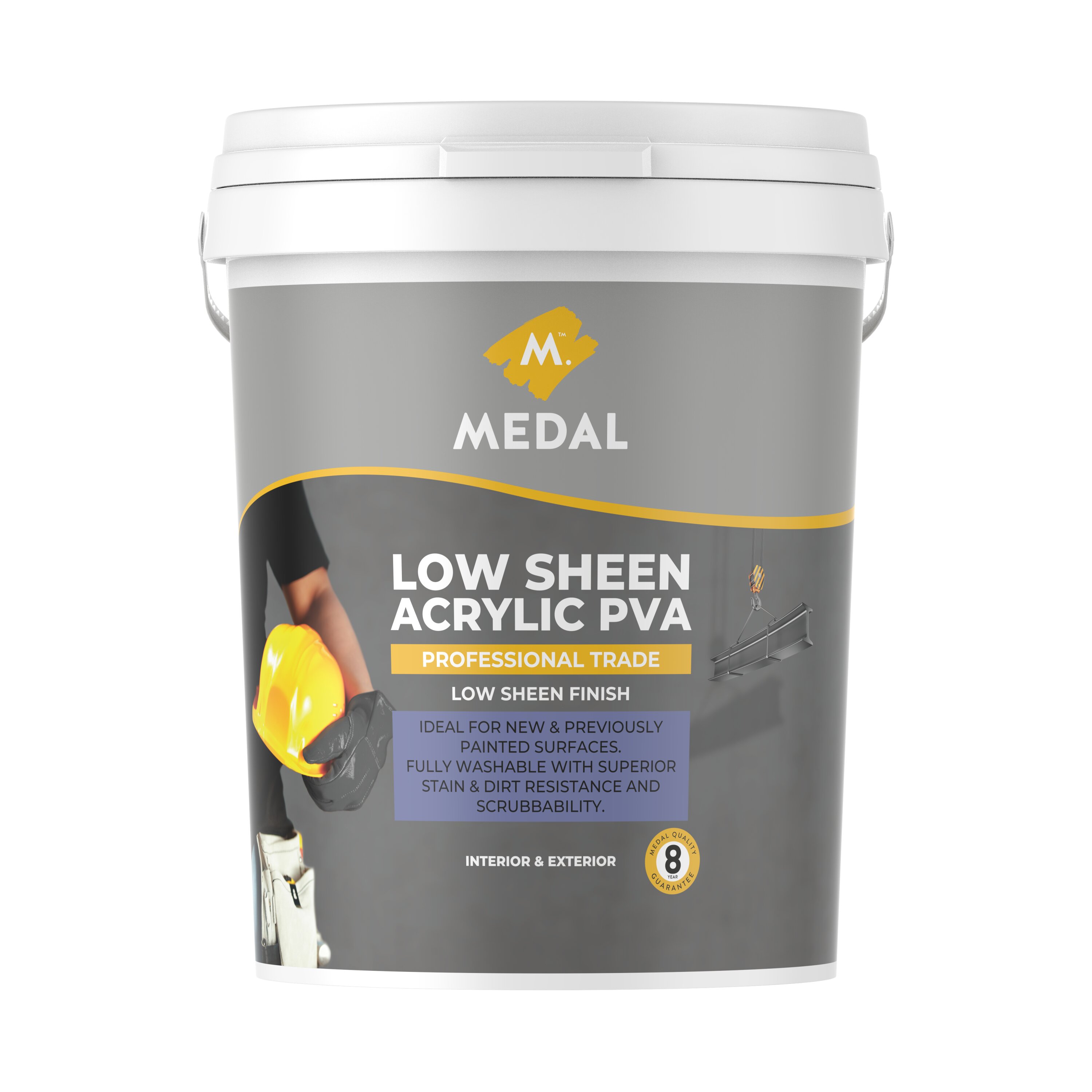 Medal Acrylic Pva Paint Universal Peach Professional Trade 20l