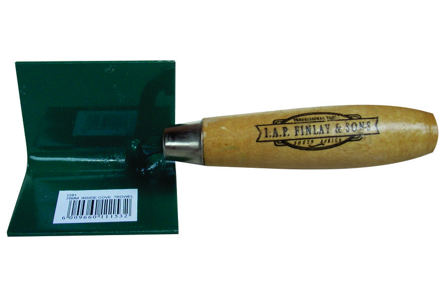 Livingstone Trowel Corner Inside Cove 75mm Wooden Handle 1281