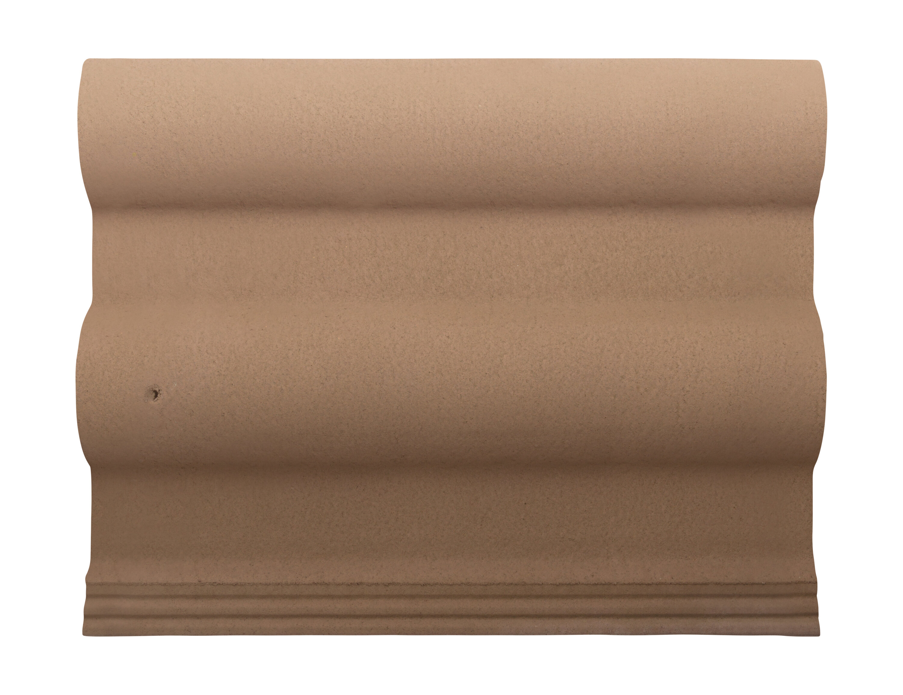 Coverland Tile Roof Double Roman Through Colour Brown