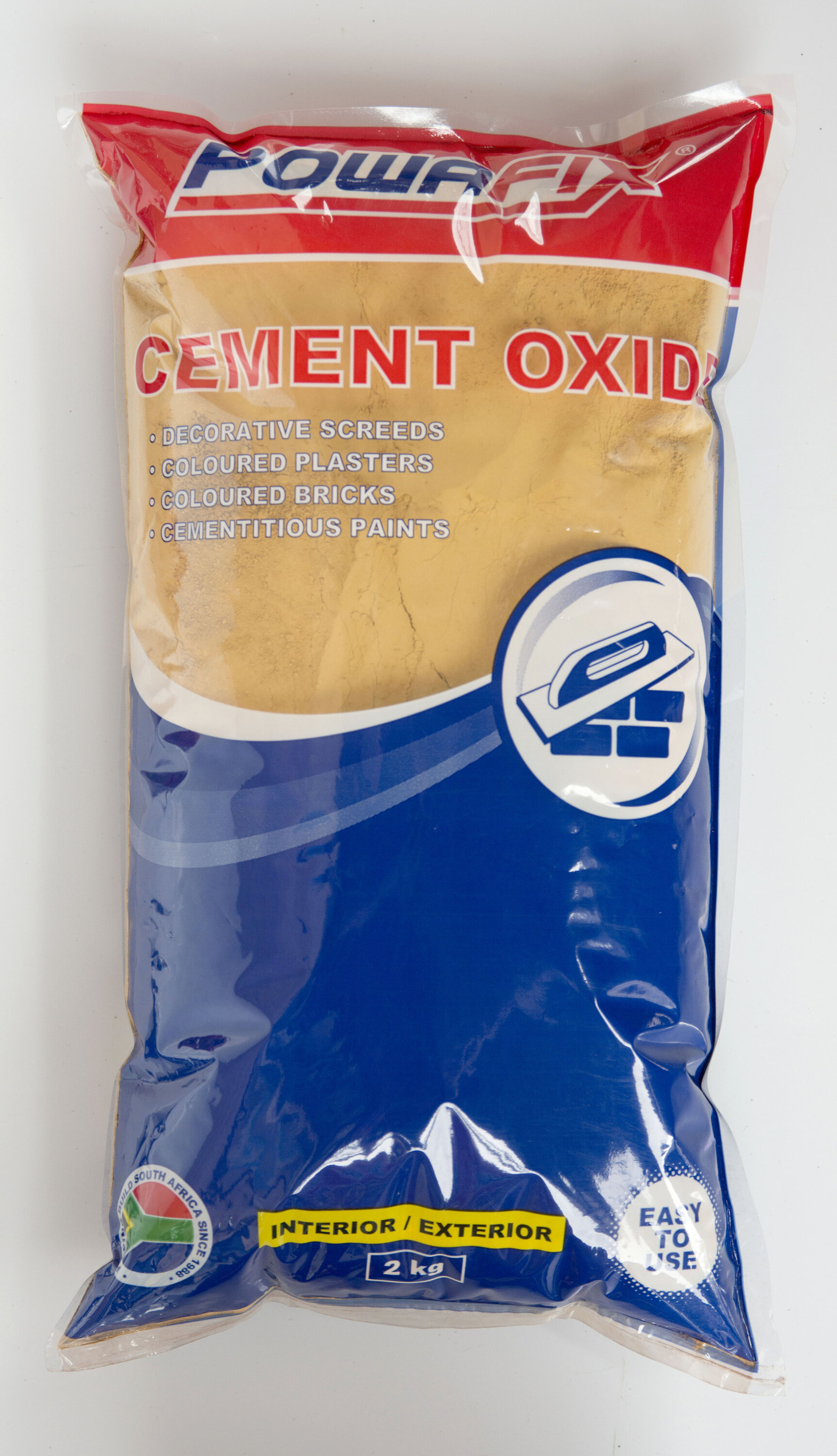 Search results for: 'oxide powdered pigment yellow 2kg powafix