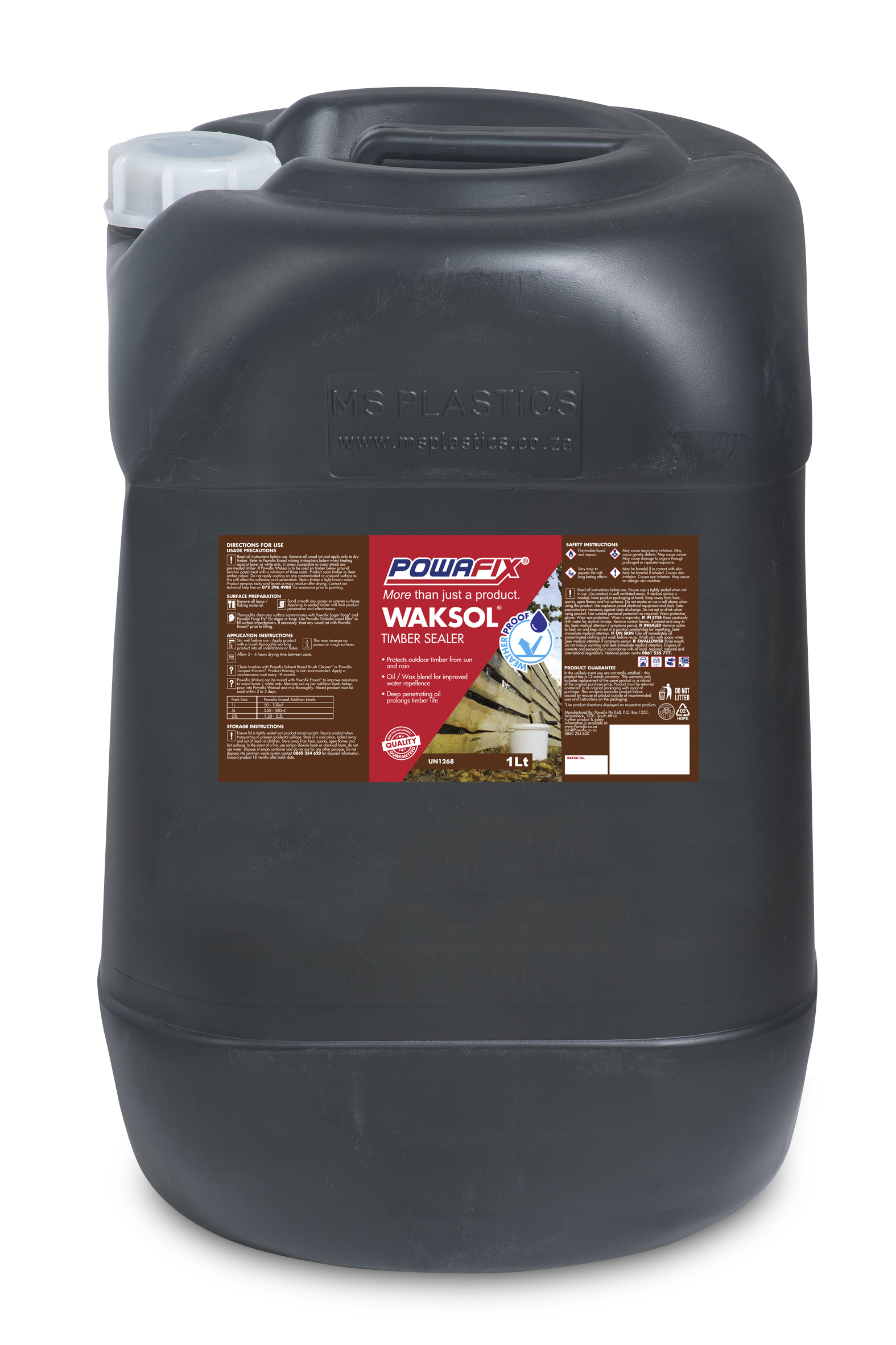 Powafix Waksol Timber Sealant 25l | Paint & Paint Accessories | BUCO