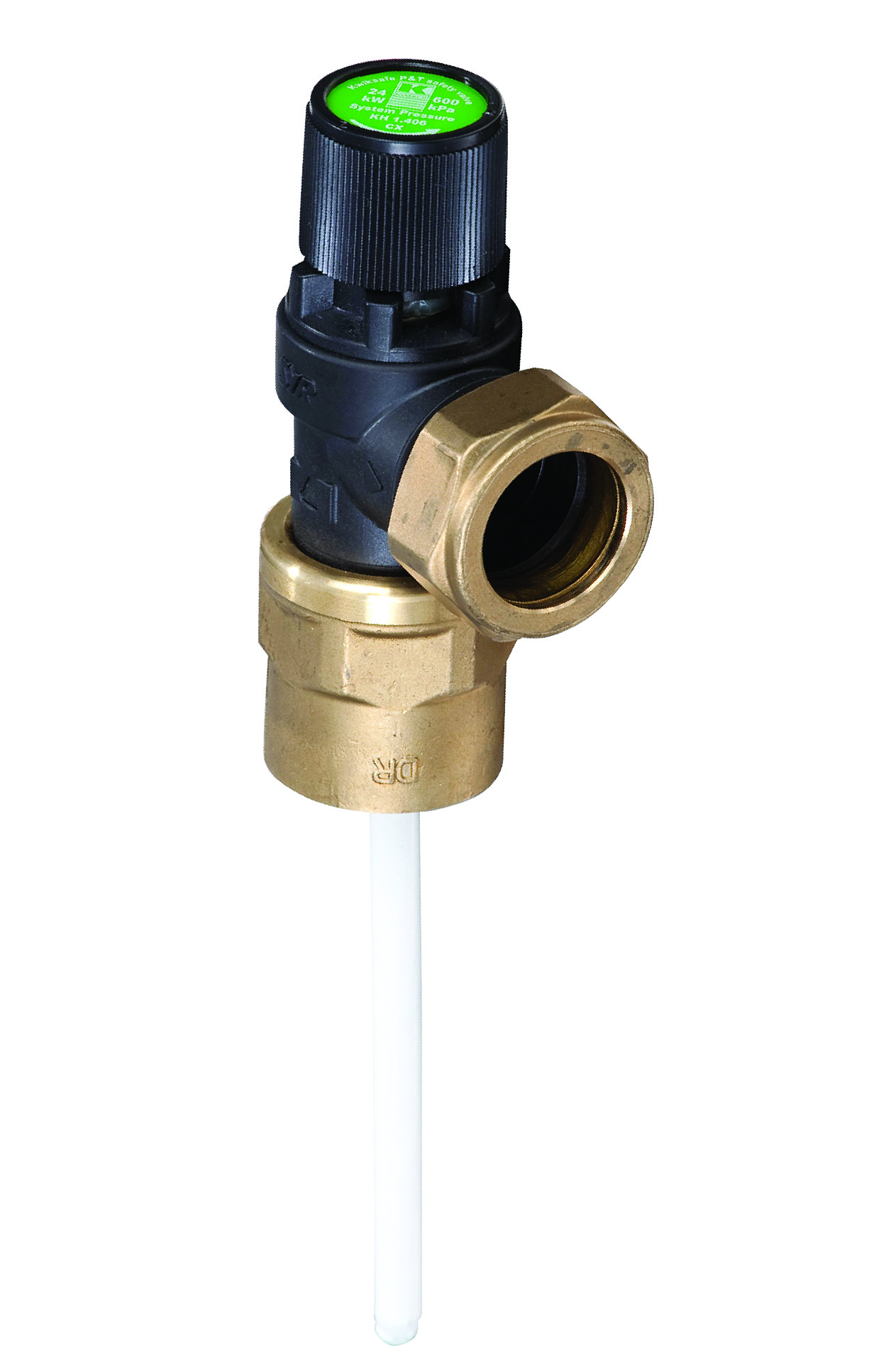 Safety Valve Temperature Relief 600kpa 20mm CxFI Kwikot KH1.406CX