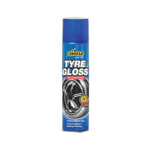 Shield Tyre Gloss Aerosol Tyre Cleaner 400ml SH97