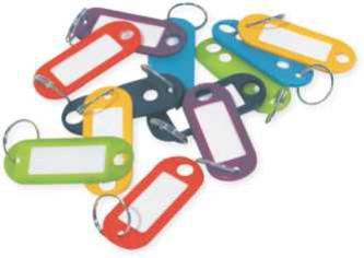 MTS Tag Key Plastic Assorted Colours UNS0053