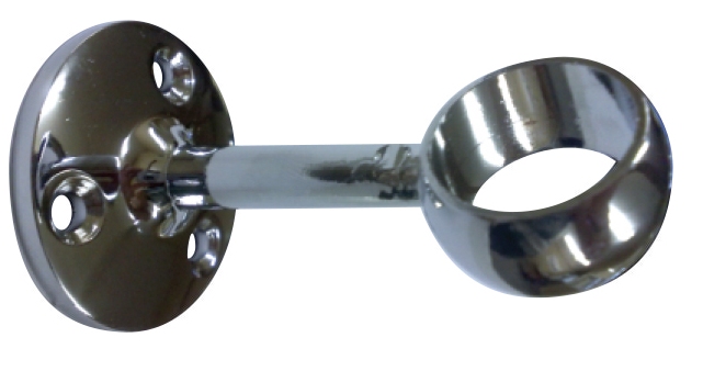 Towel Rail Bracket Drill Through 19mm CP (Ea) (261D) Bulk TRBDT19MM