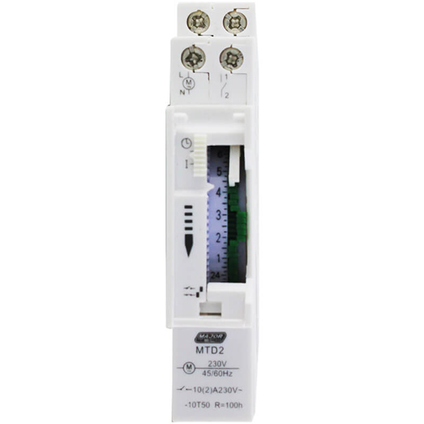 Veti2 Timer Analogue Slim Industrial 24hr MTD3