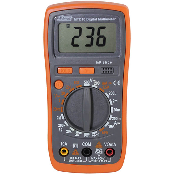 Veti2 Meter Compact Digital Multimeter Incl Rubber Holster MTD11