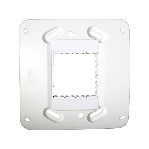 Veti3 Cover Plate Fixing Frame 3 Module + Plastic Inserts 100x100mm