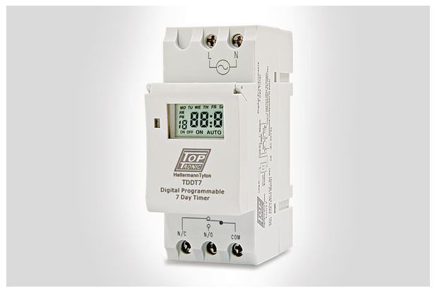Timer Digital Din Rail Mounted 7 Day TDDT7
