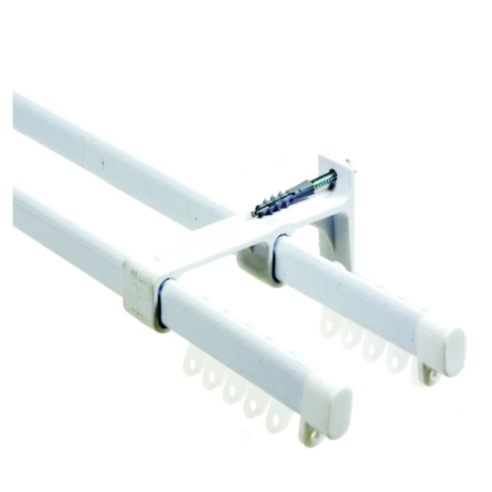 Cachet Curtain Track C Double Rail 4.0m CTDR4