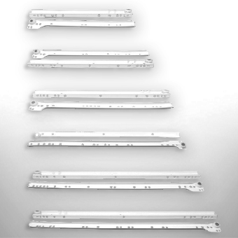 Drawer Runner 400mm White RTS603WH