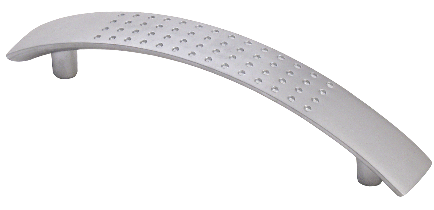 Roco Handle Cabinet 96mm Broad Arch Stipple Matt Chrome