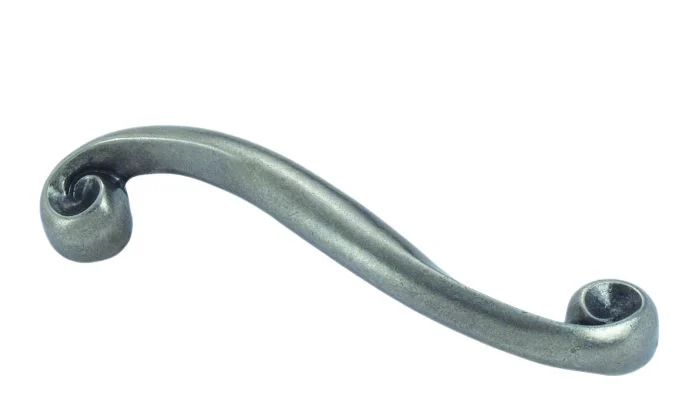 Roco Handle Cabinet 96mm Snail Oxidised Tin-rht