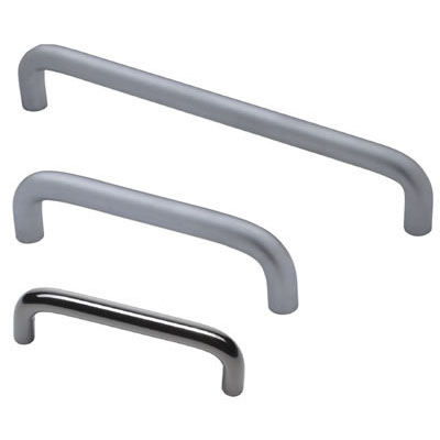 Roco Handle Cabinet 96mm D Thick Plastic Black R1696PLBLK