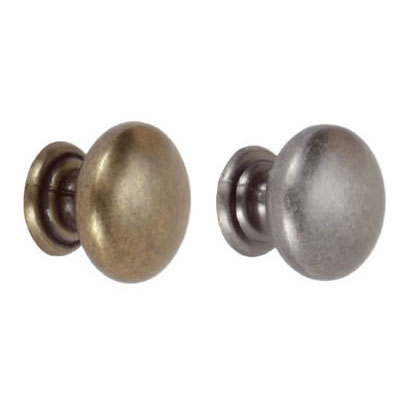 Roco Knob 33mm Mushroom Pewter