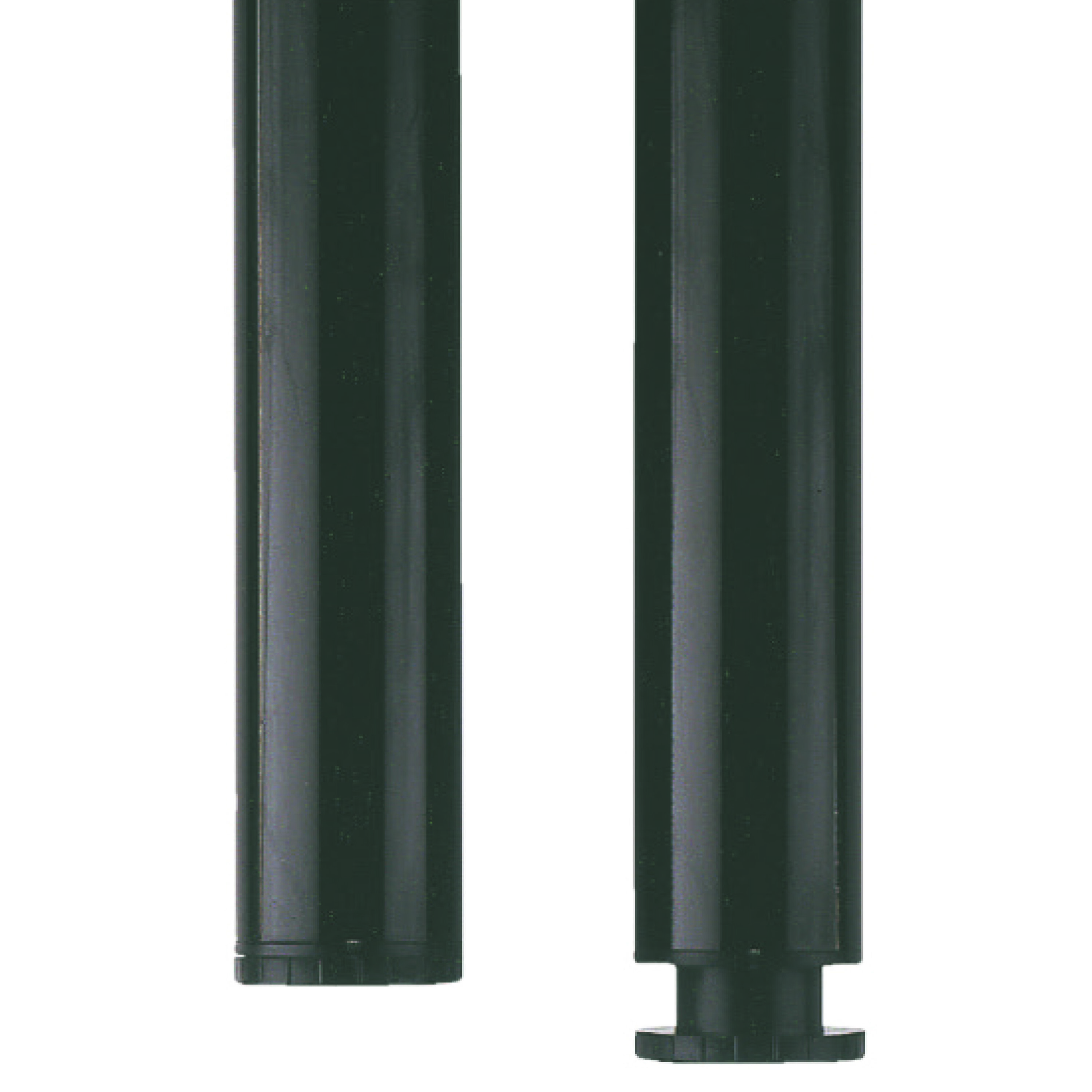 Leg Round  710x 80mm Matt Black