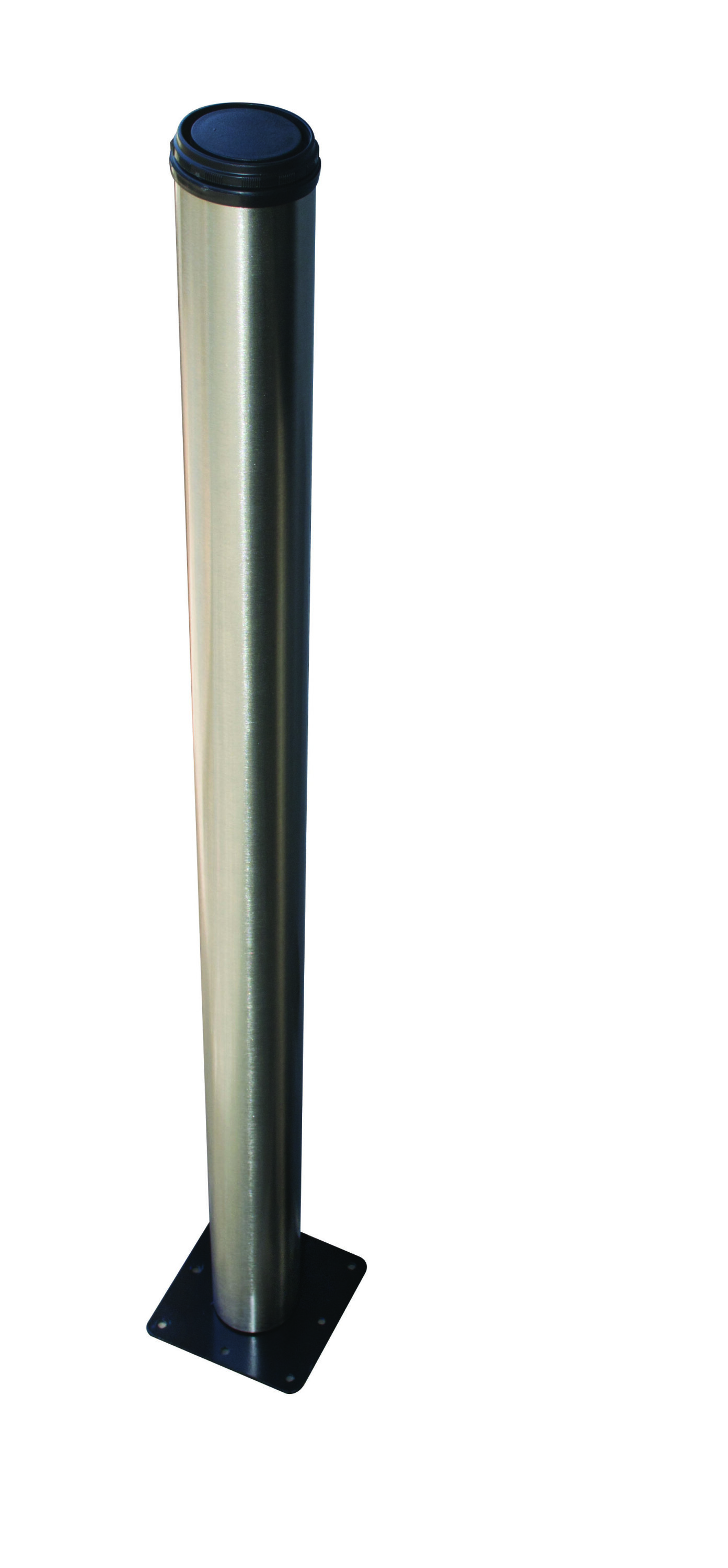 Leg Round  870x 60mm Satin Chrome