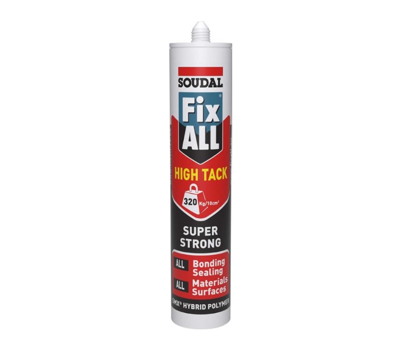 Soudal Adhesive Sealant Fix All High Tack Grey 290ml 101454
