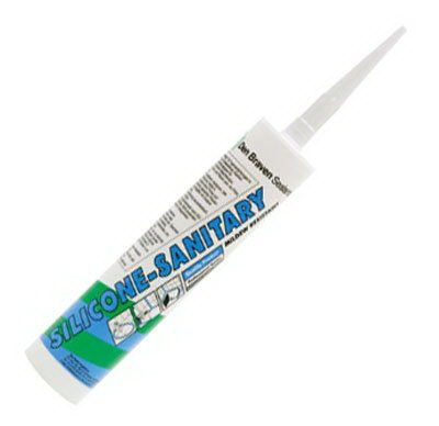 Den Braven Silicone Sanitary White 300ml 10301