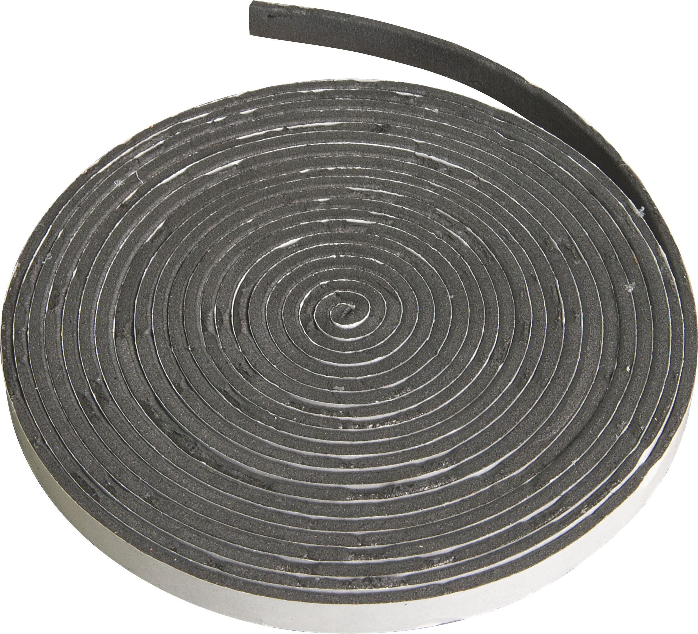Weather Strip  6.0x12mm  5.0m Black SGT2054