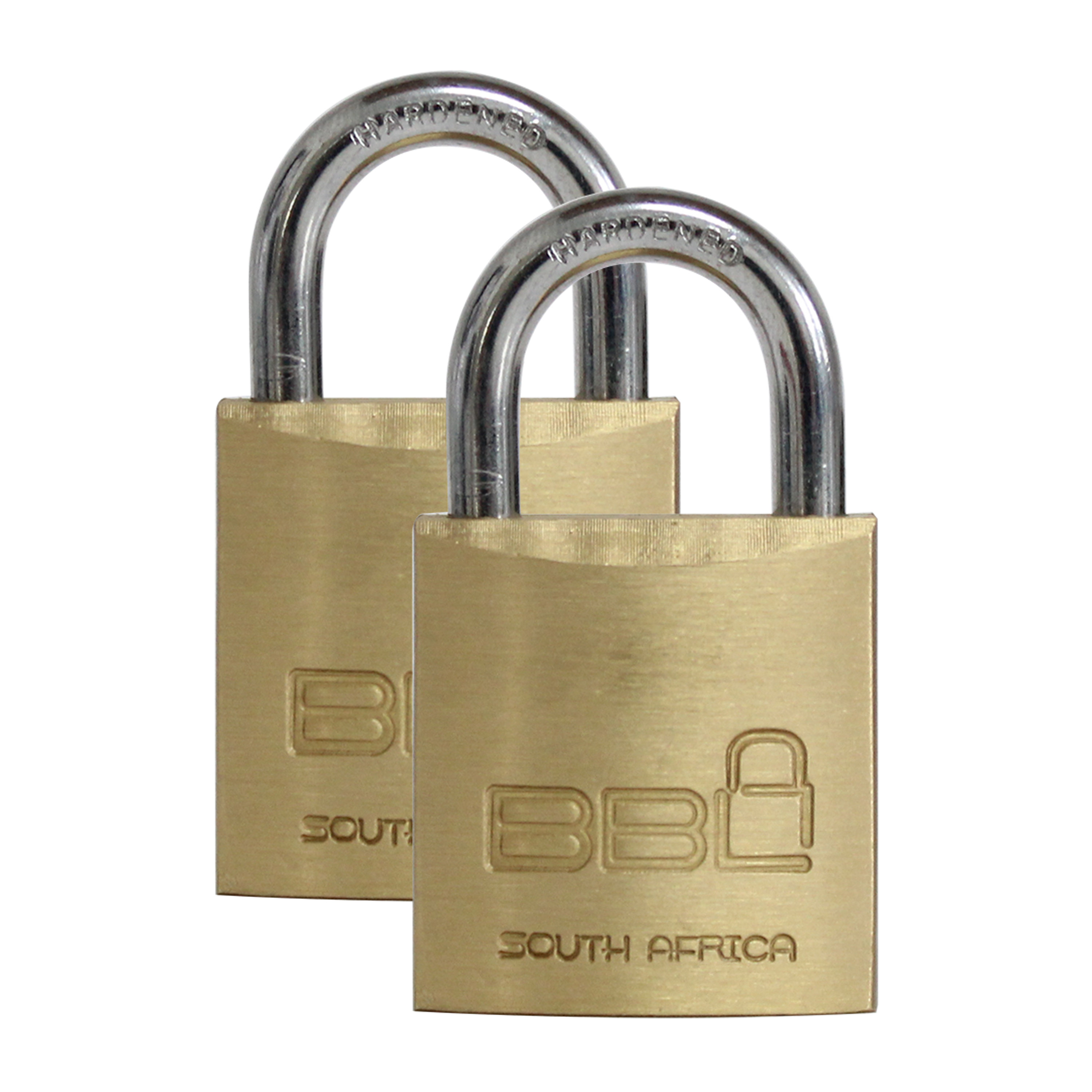 BBL Padlock 25mm Brass Keyed Alike ( 2) BBP925-2