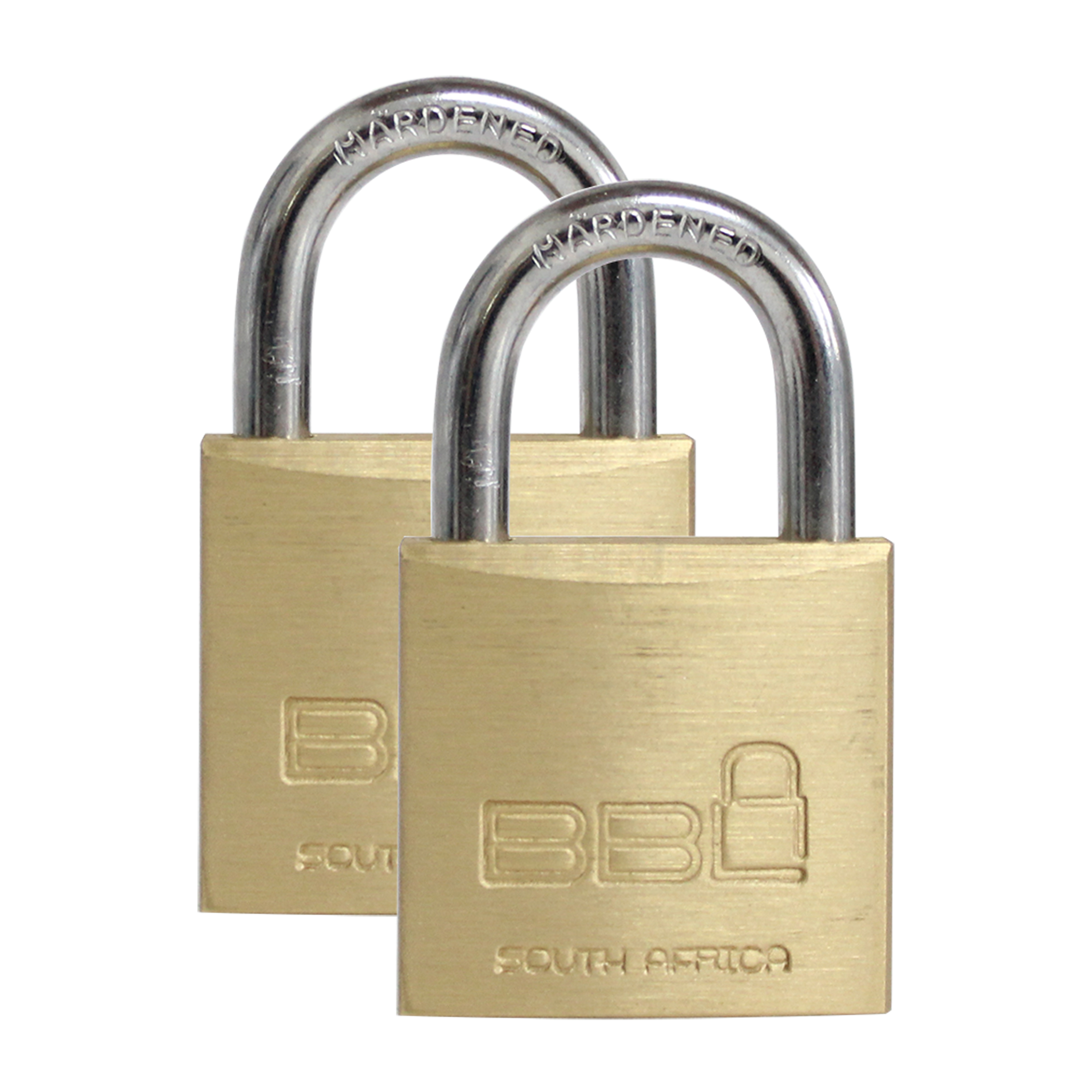 BBL Padlock 30mm Brass Keyed Alike ( 2) BBP930-2