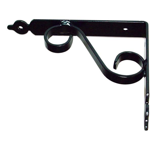 Bracket Shelf Tuscany Med Black