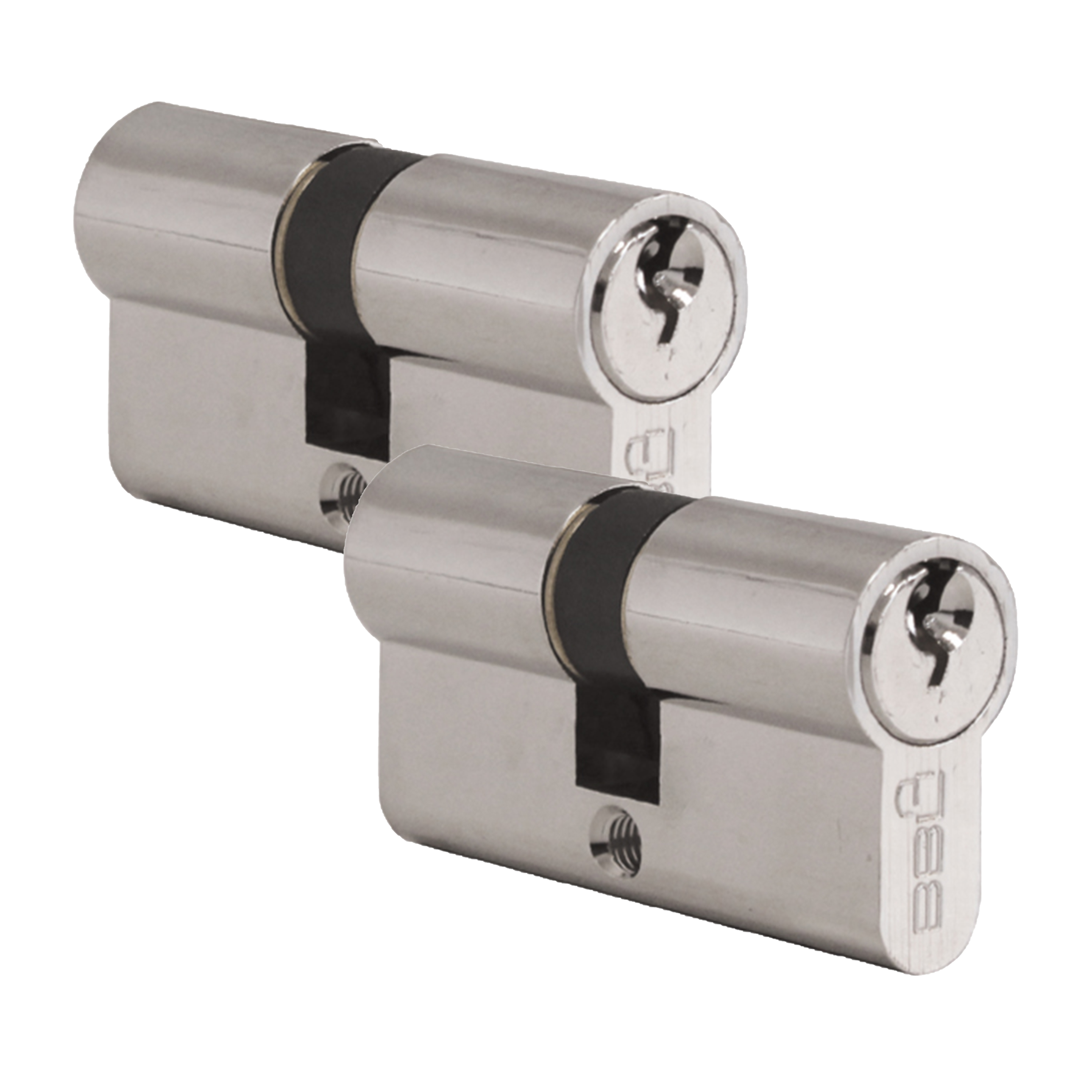 BBL Cylinder Euro Double 60mm NP 2 Pack BBC5601np-2