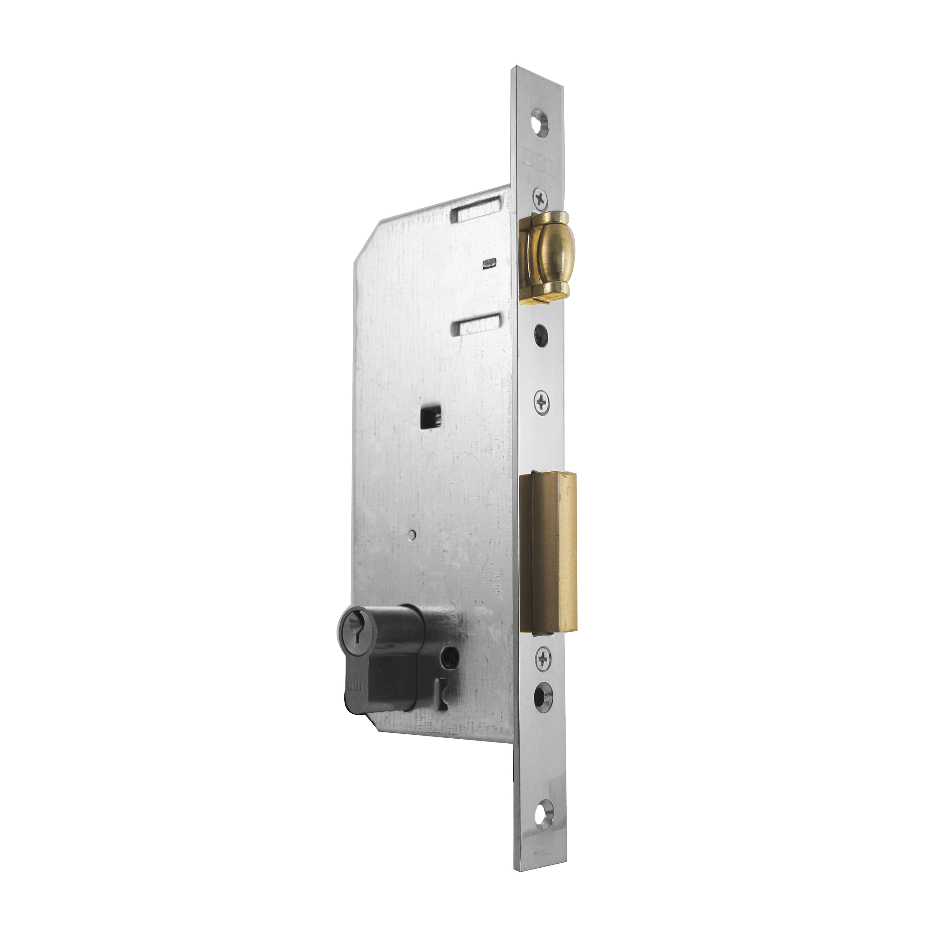 BBL Lock Mortice Dead Bolt & Roller 60mm SS Carded 51160SS-2