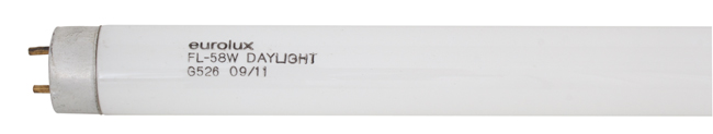 Eurolux Tube Fluorescent G13 58W Daylight 5ft 6400k T8 G526