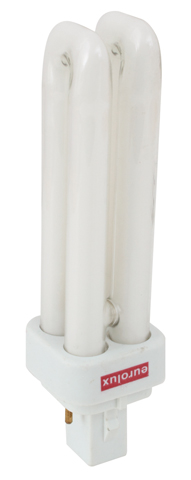 Eurolux Lamp CFL G24d-1 2U 13W 2 Pin PL13 Cool White G35