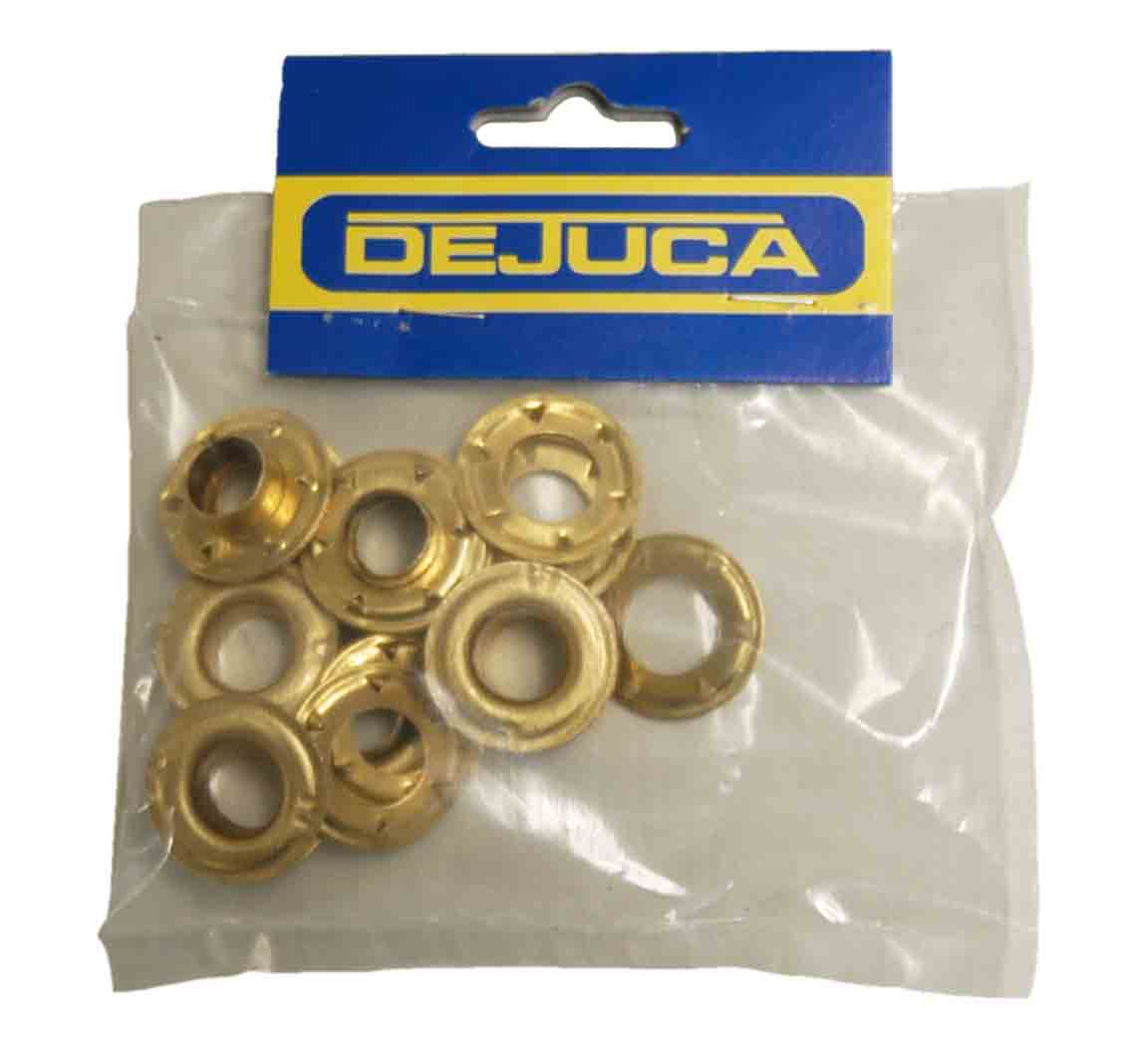 Dejuca Eyelets Brass TG7 (10) 12mm LD TP517