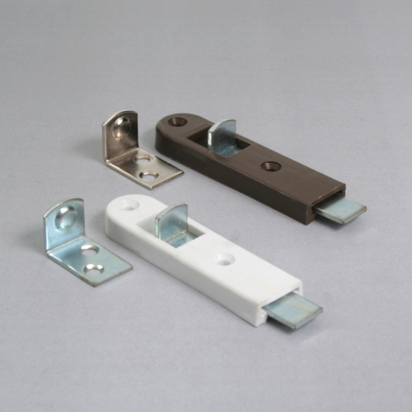 Elkanah Bolt Flush Plastic White FLBP-WC