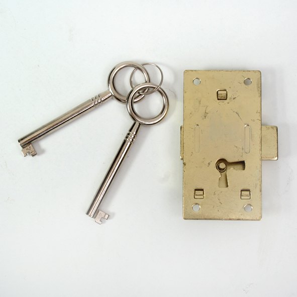 Elkanah Lock Cupboard 64mm BP LCBP64C
