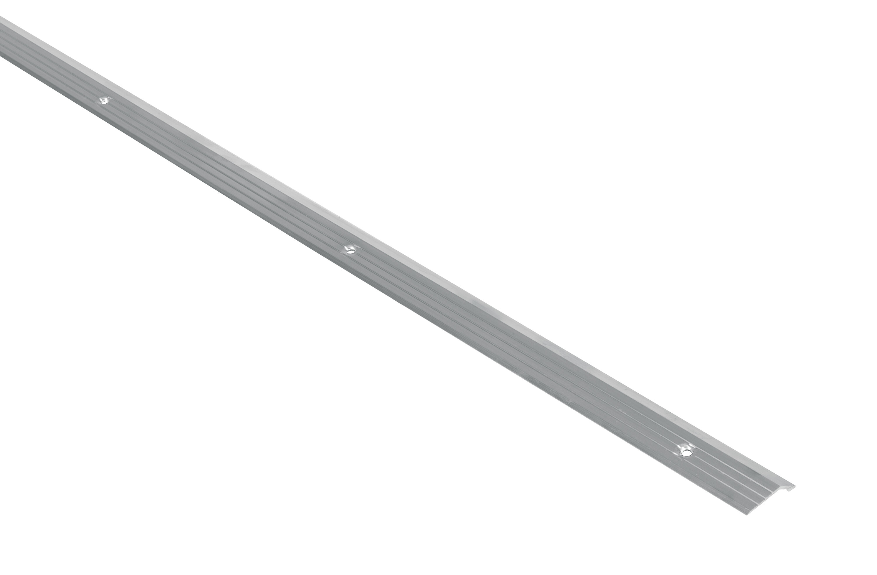 Carpet Edge Aluminium 2.5m Flat with Holes 32mm HCEF32