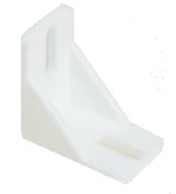 Corner Block Plastic Grey Bulk RM19GRE