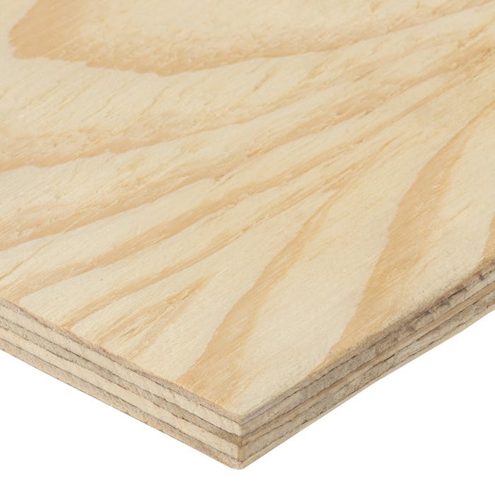 Plywood Interior Pine BC 2440 x 1220 x 12.0mm  3 Ply