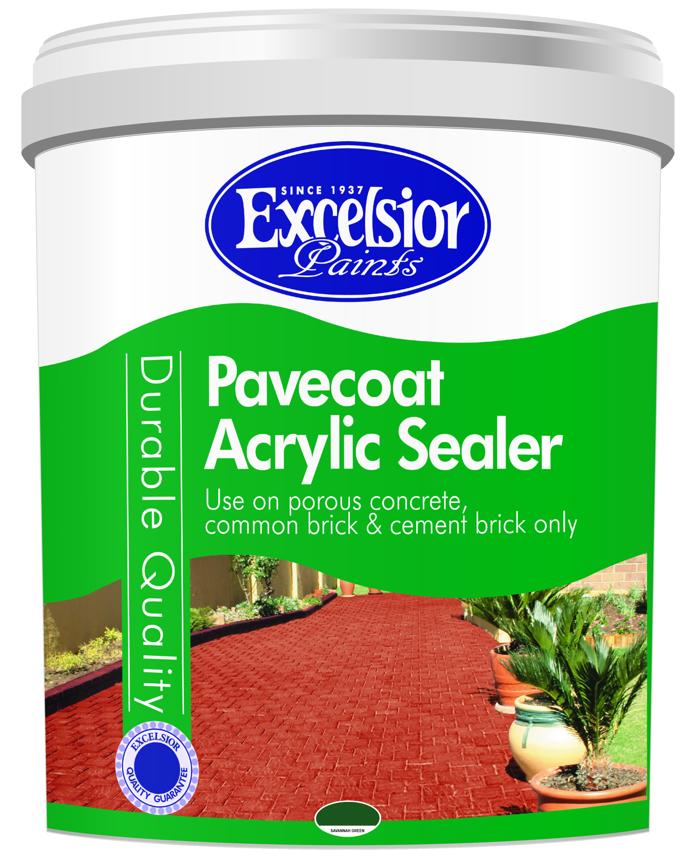 Excelsior Pavecoat Acrylic Sealer Savannah Green 20l