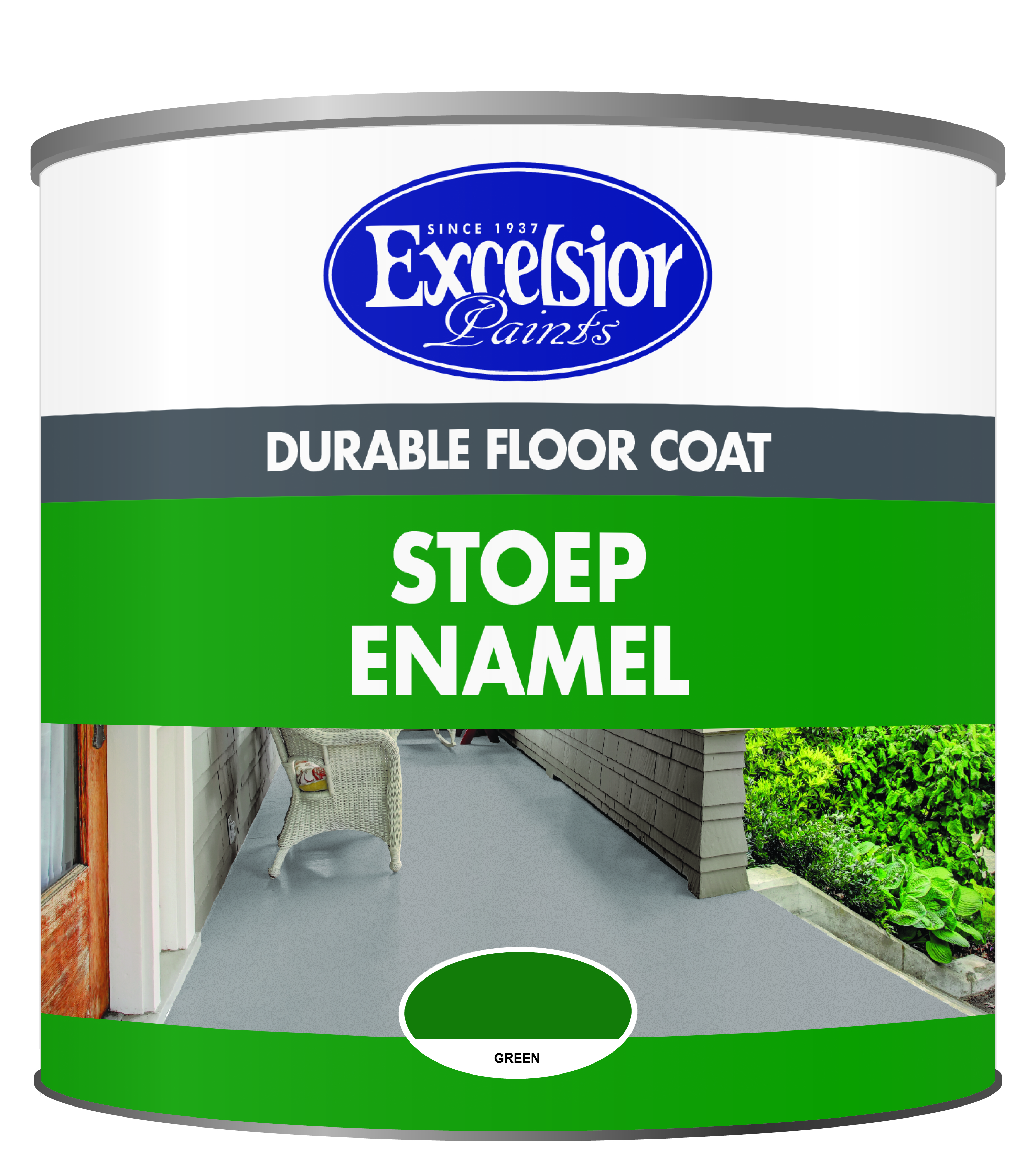 Excelsior Stoep Enamel Green 1l
