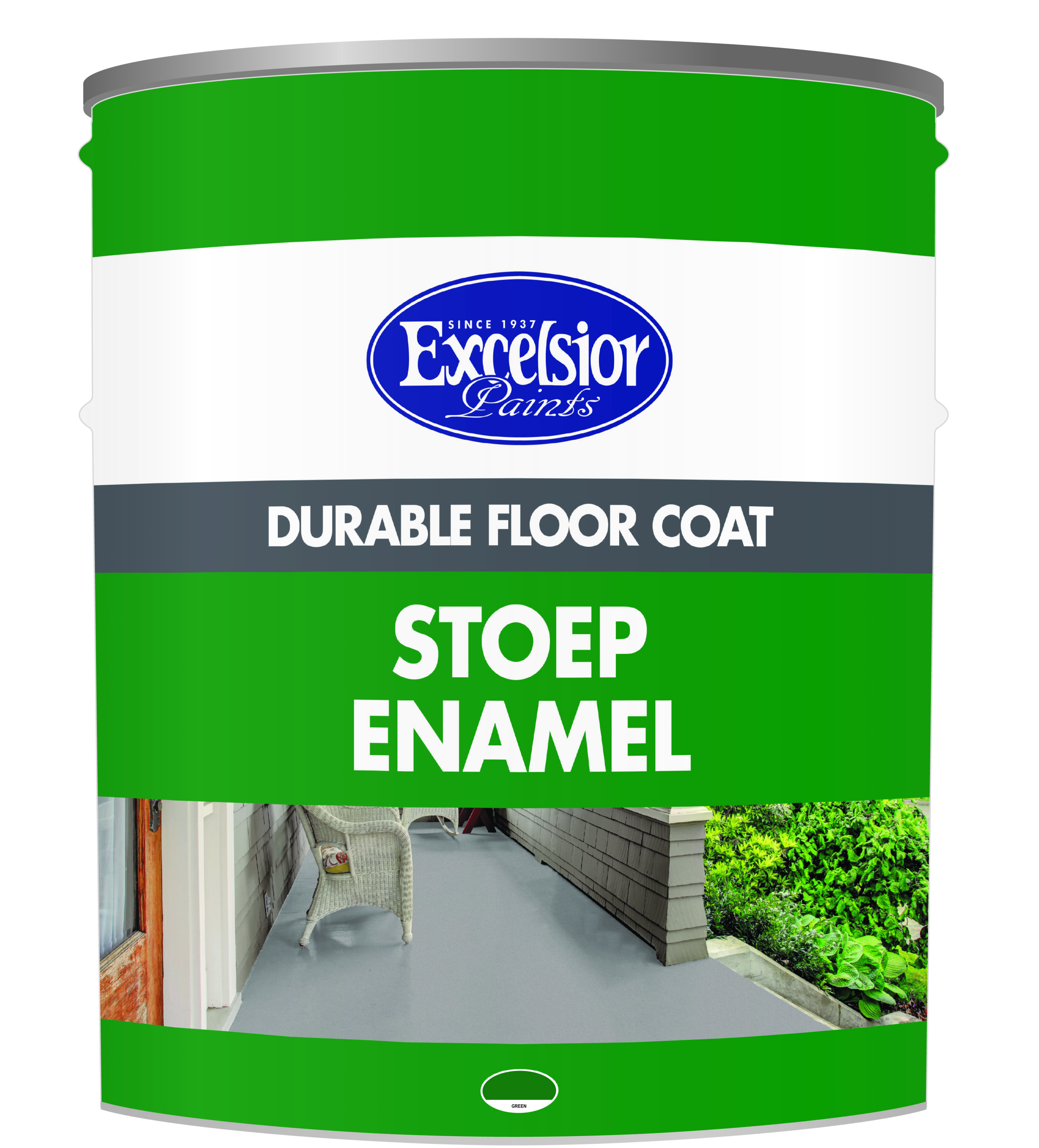 Excelsior Stoep Enamel Green 20l