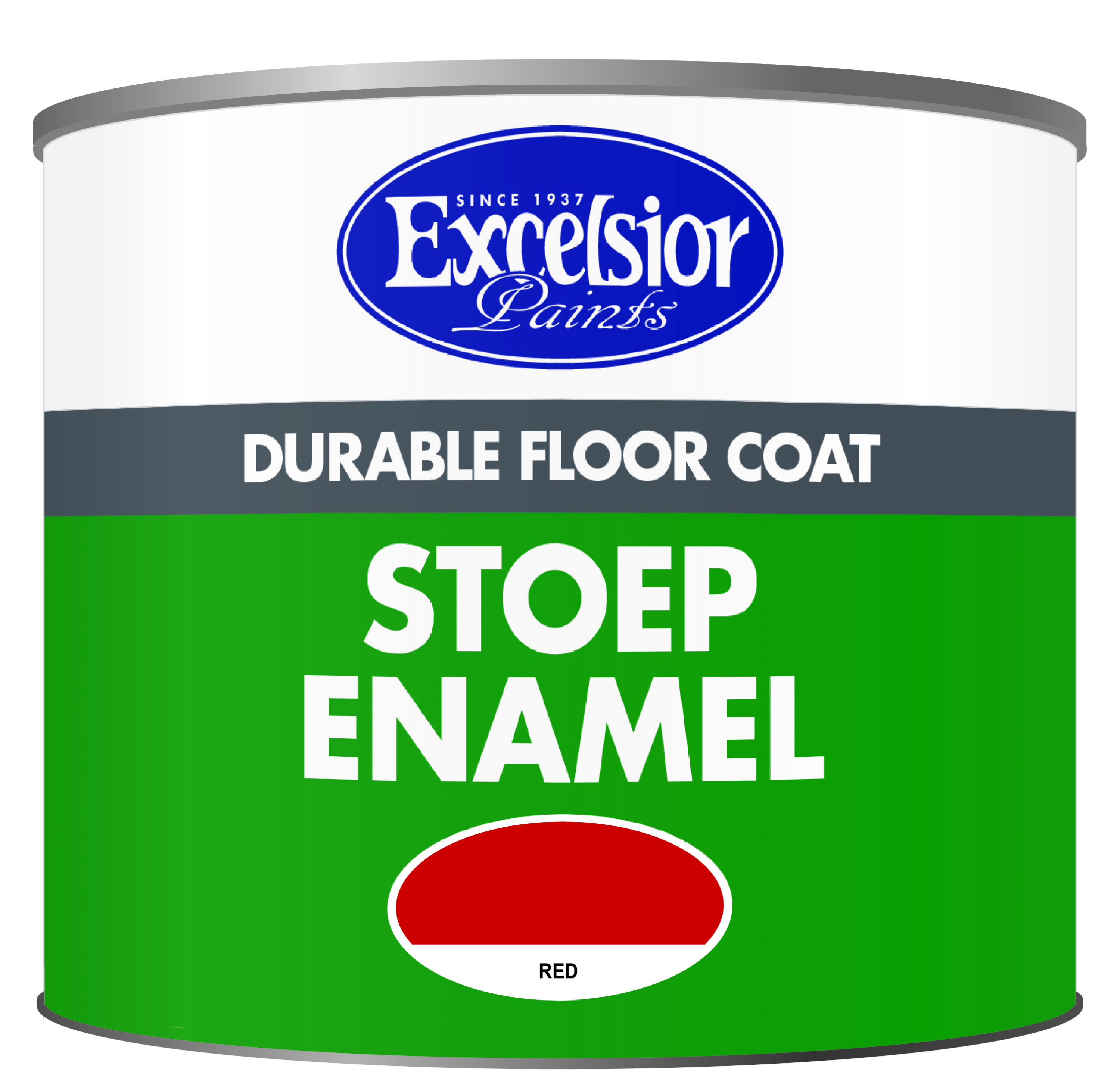 Excelsior Stoep Enamel Red 500ml