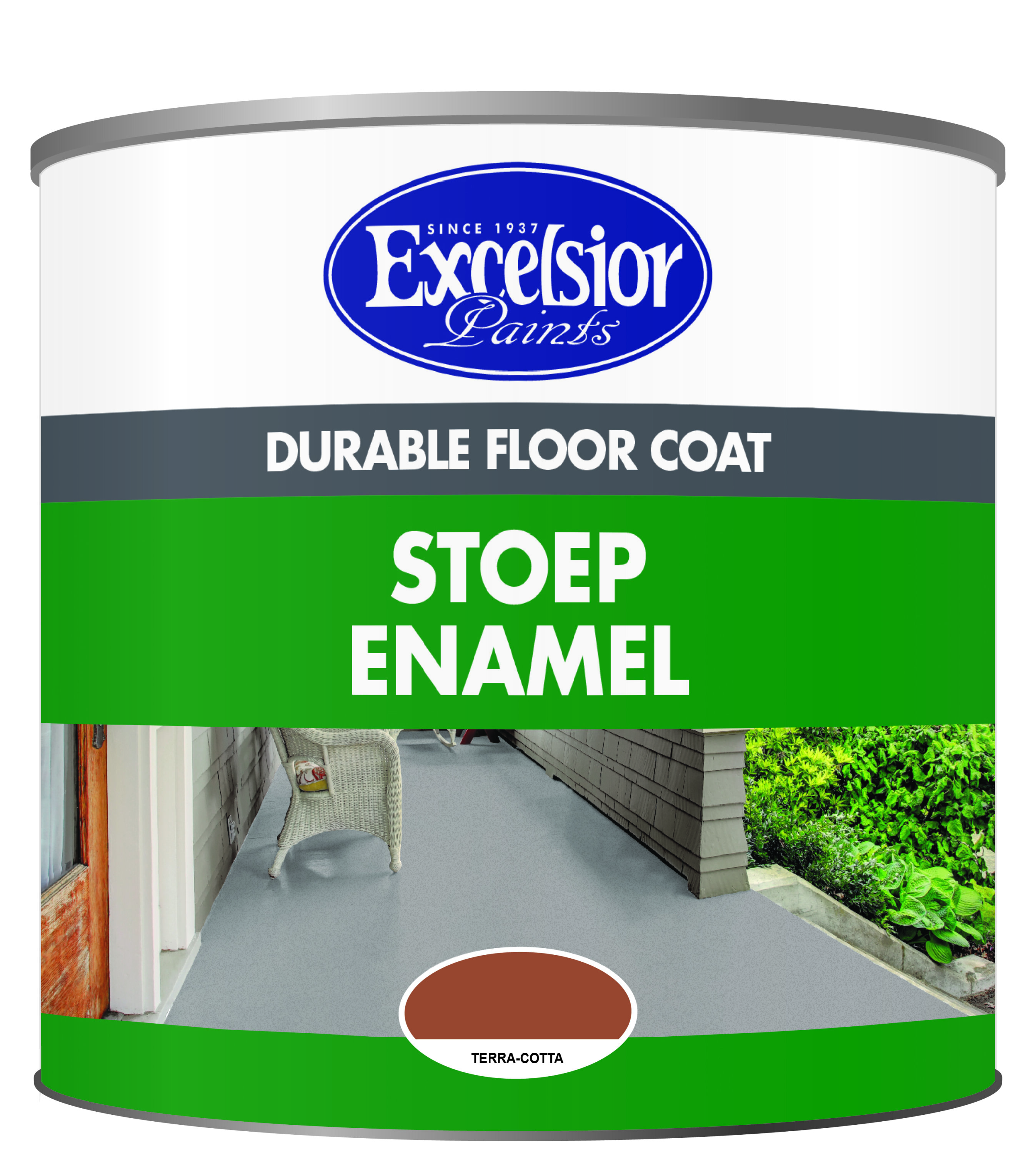 Excelsior Stoep Enamel terracotta 1l