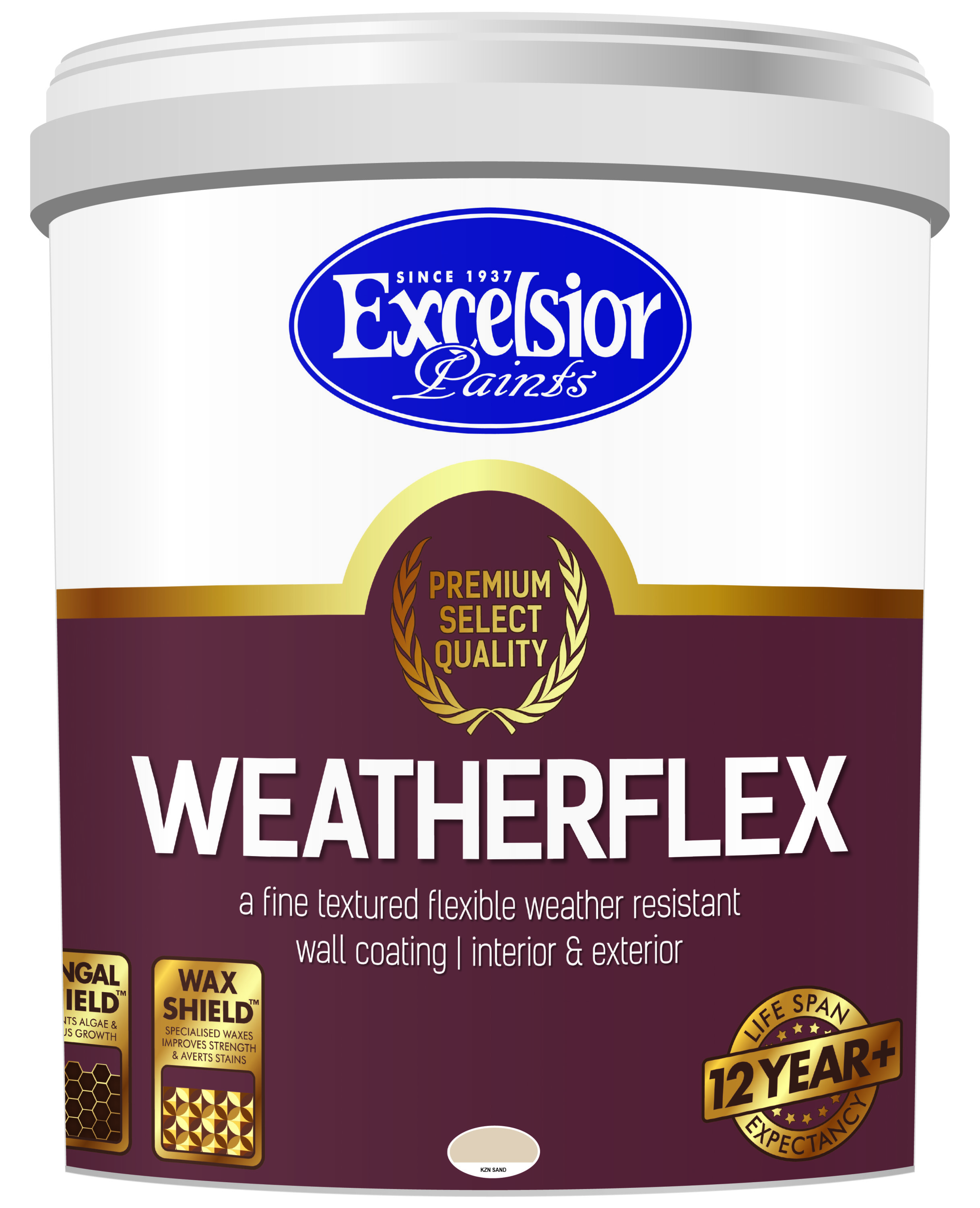 Excelsior Weatherflex Weather Resistant Paint Kzn Sand 20l