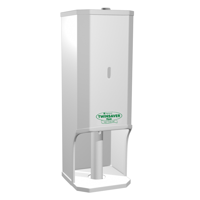Toilet Roll Dispenser 3 Roll Lockable White TPR3