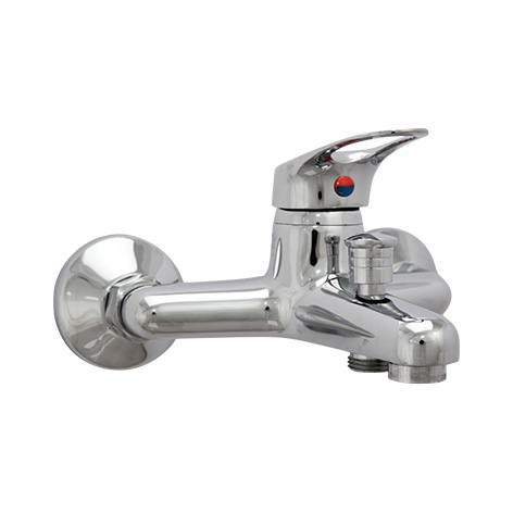 Aspen Bath Mixer Light With Hand Shower Hose & Wall Bracket SL120ASW