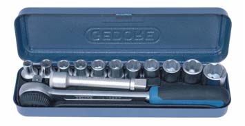 Gedore Socket Set 1/2 Drive 8-22mm D19HMZ