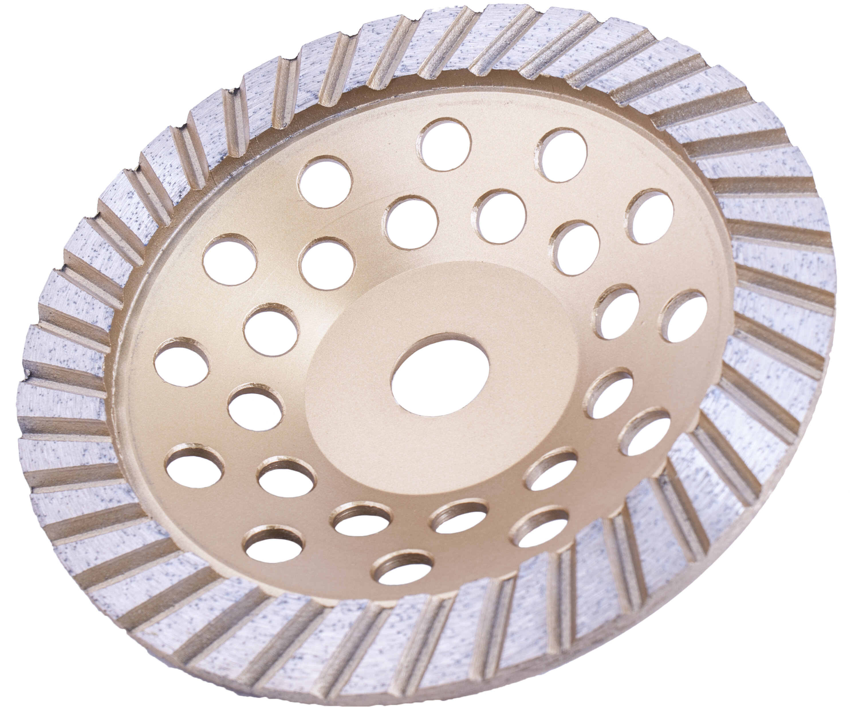 Tork Craft Cup Wheel Diamond 180mm M14 Turbo Gold Pressed TCCW40180-3