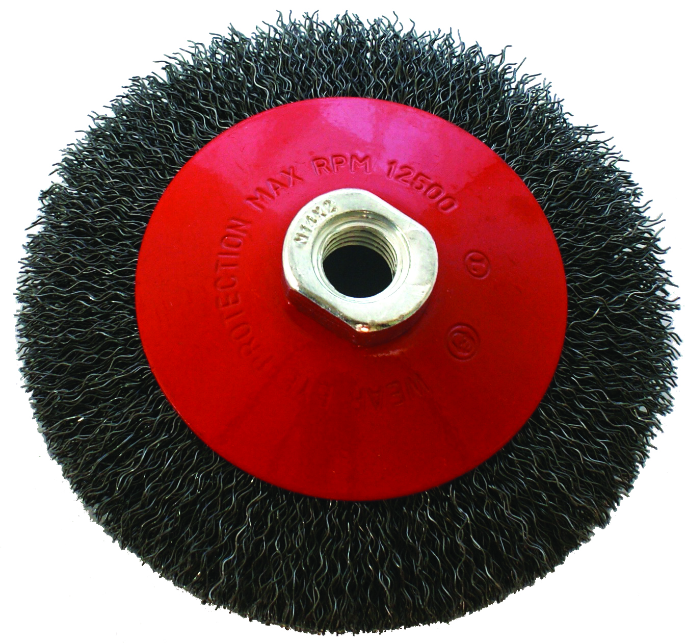 Tork Craft Brush Wire Cup Crimped Bevel 115mm M14 Blister TCWB115-1