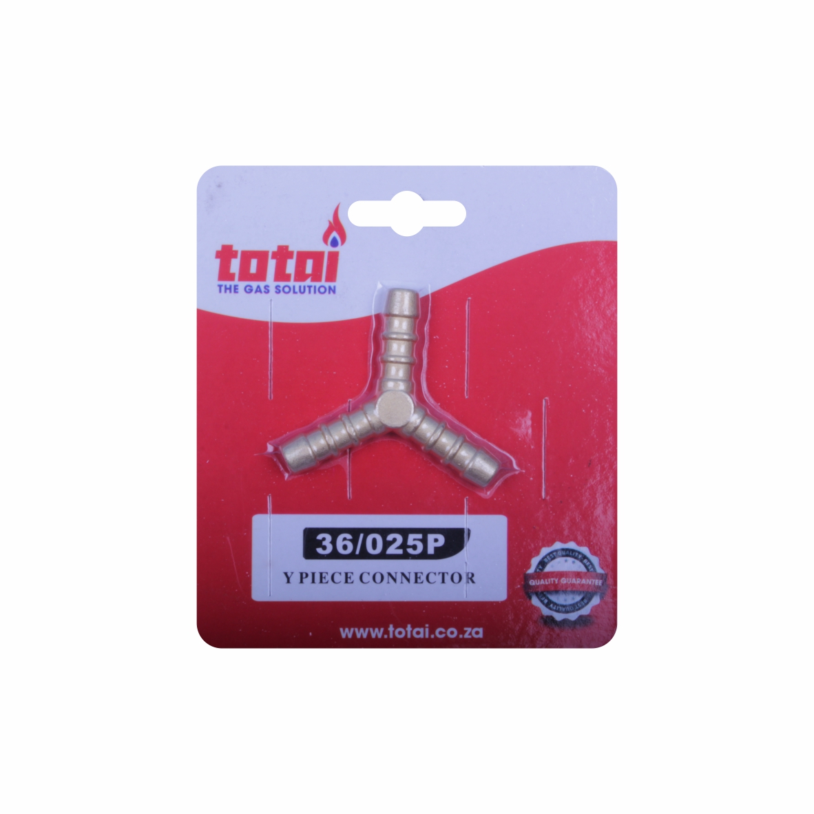 Totai Gas Y Piece Brass 36/025P