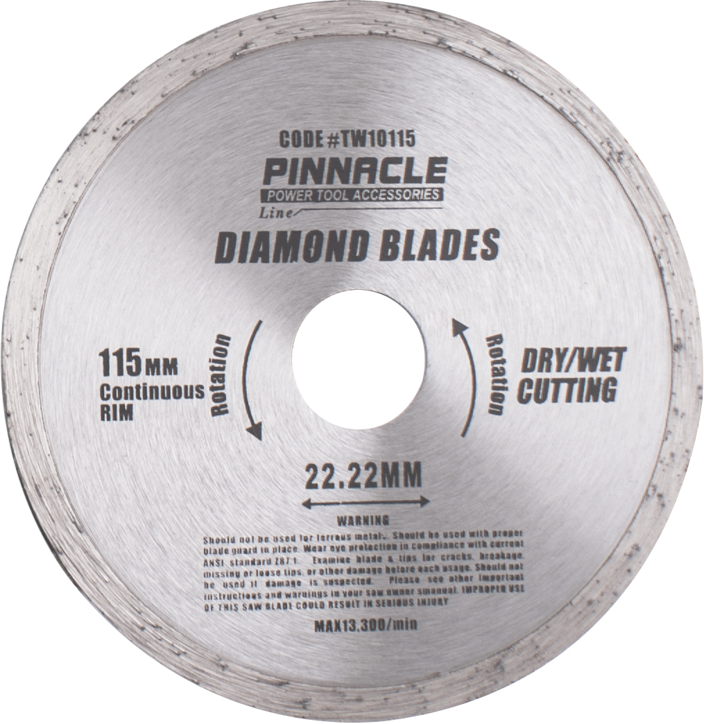 Blade Diamond 115mm Continuous Pinnacle TW10115